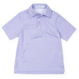Lila and Hayes Will Performance Polo - Rambler Purple