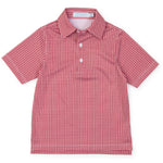 Lila and Hayes Will Performance Polo - Rambler Red