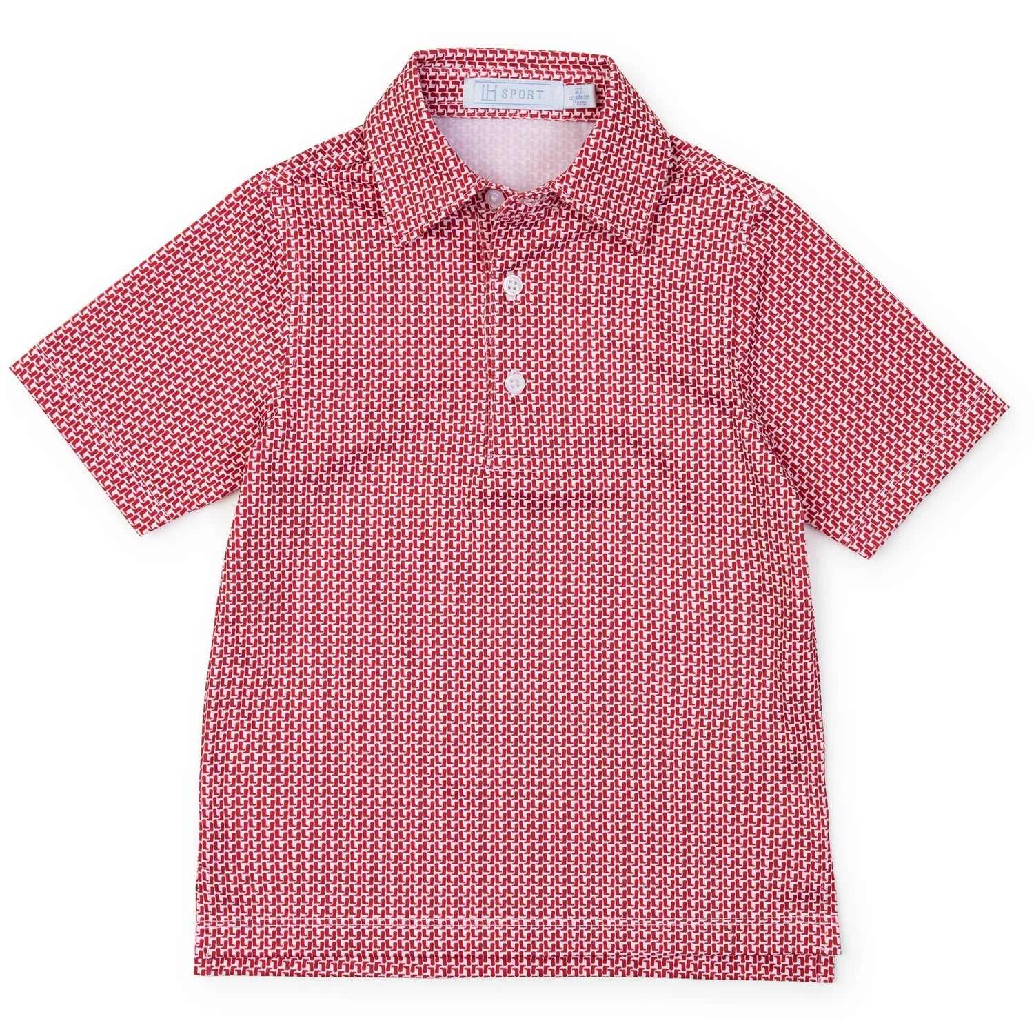 Lila and Hayes Will Performance Polo - Rambler Red