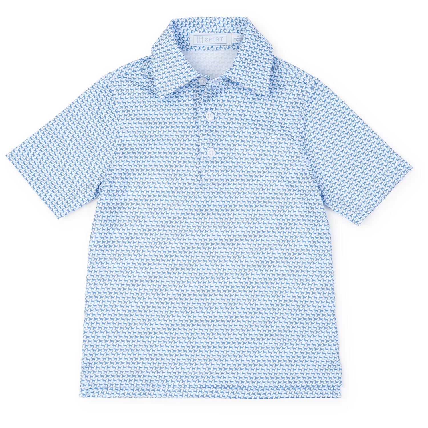 Lila and Hayes Will Performance Polo - Fetch Classic Blue