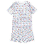 Lila and Hayes Charles Boys' Short Set - Grand Prix