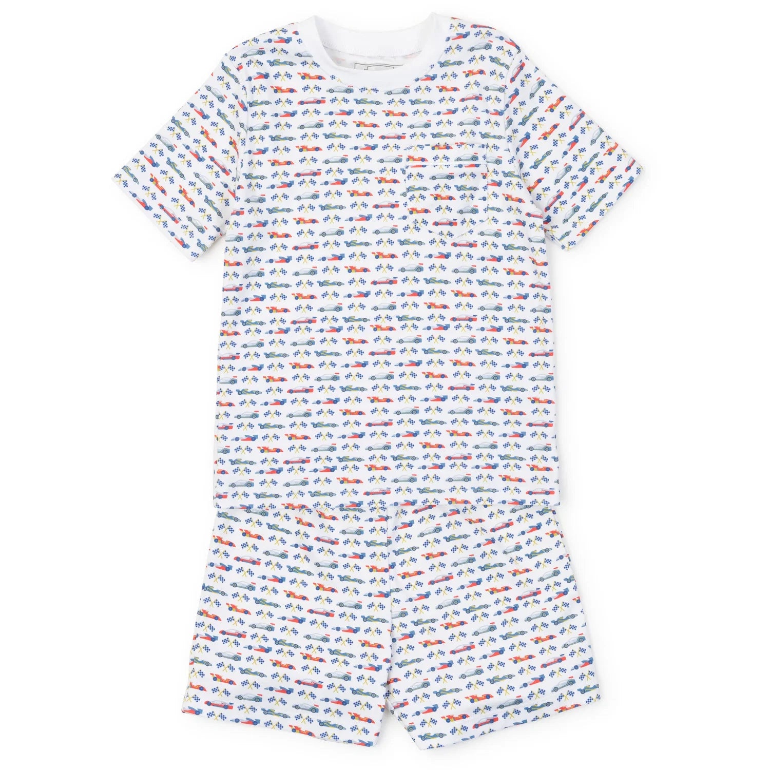 Lila and Hayes Charles Boys' Short Set - Grand Prix