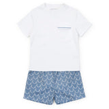 Hudson Boys' Short Set - Rustic Antlers