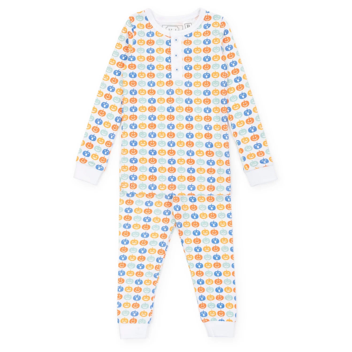 Lila and Hayes Jack Boys' Pajama Pant Set - Preppy Pumpkins Cool