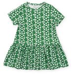 Lila and Hayes Lottie Girls' Dress - Pep Rally Green