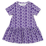 Lila and Hayes Lottie Girls' Dress - Pep Rally Purple
