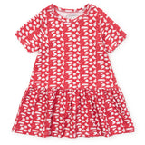 Lila and Hayes Lottie Girls' Dress - Pep Rally Red