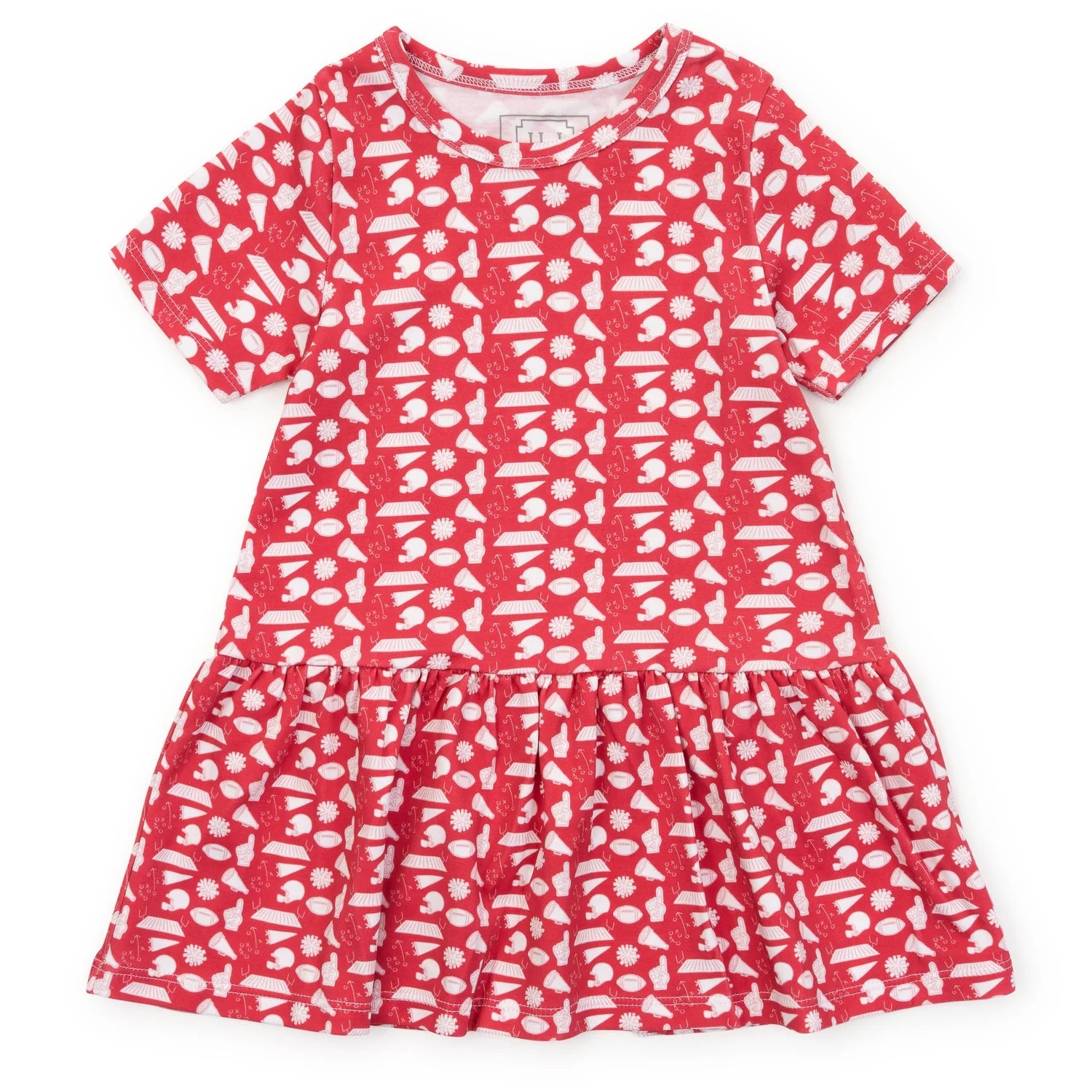 Lila and Hayes Lottie Girls' Dress - Pep Rally Red