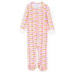 Lila and Hayes Parker Boys' Zipper Pajama - Preppy Pumpkin Bright