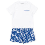 Lila and Hayes Walker Boys' Short Set - Pep Rally Blue