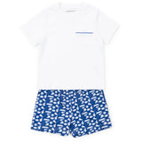Lila and Hayes Walker Boys' Short Set - Pep Rally Blue