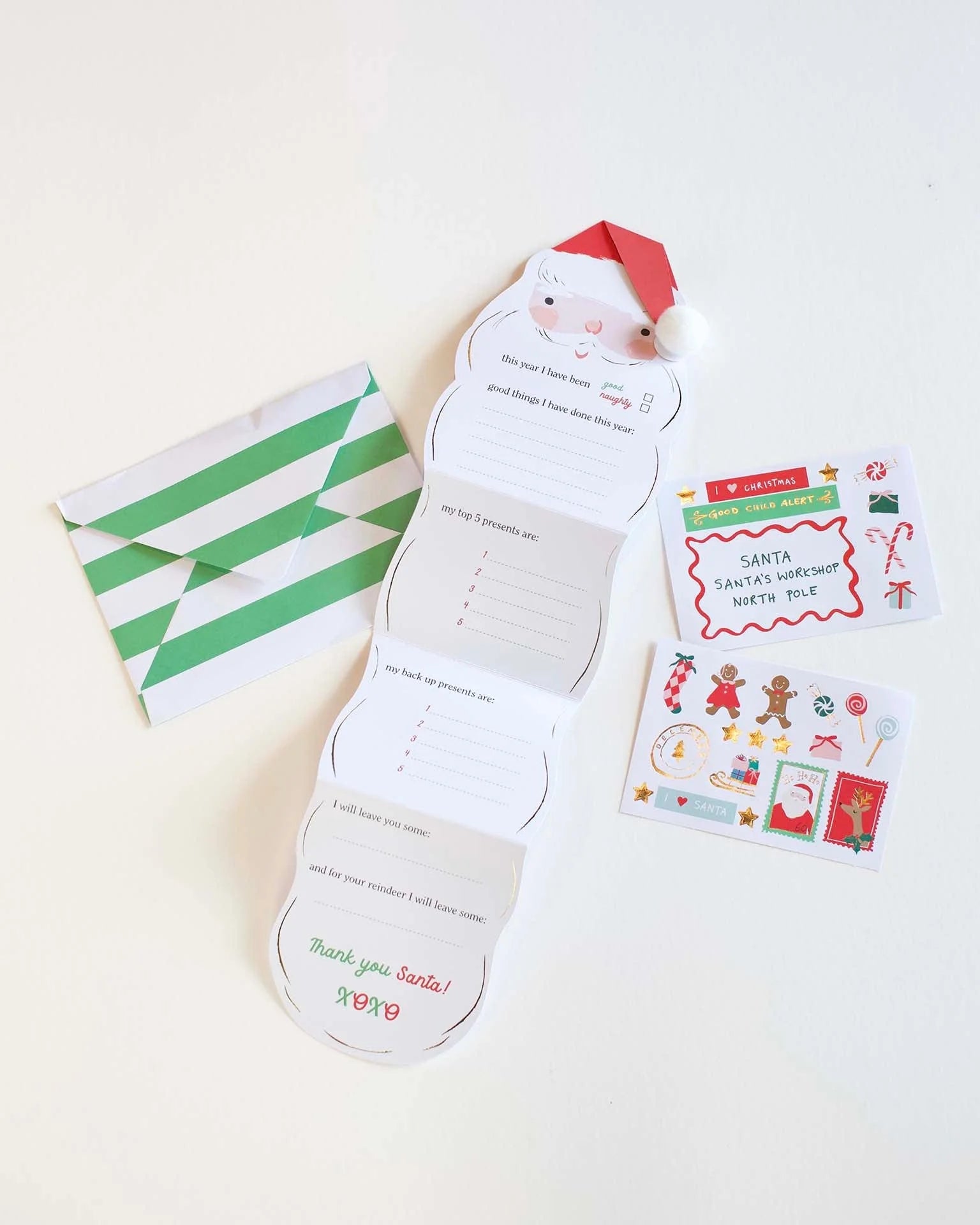 Letter To Santa Wishlist Kit