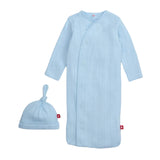 Magnetic Magnetic Gown & Hat Set- Blue Love Lines