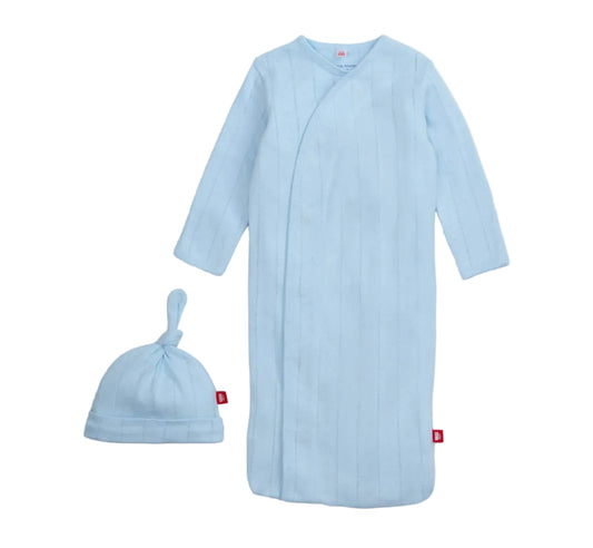 Magnetic Magnetic Gown & Hat Set- Blue Love Lines