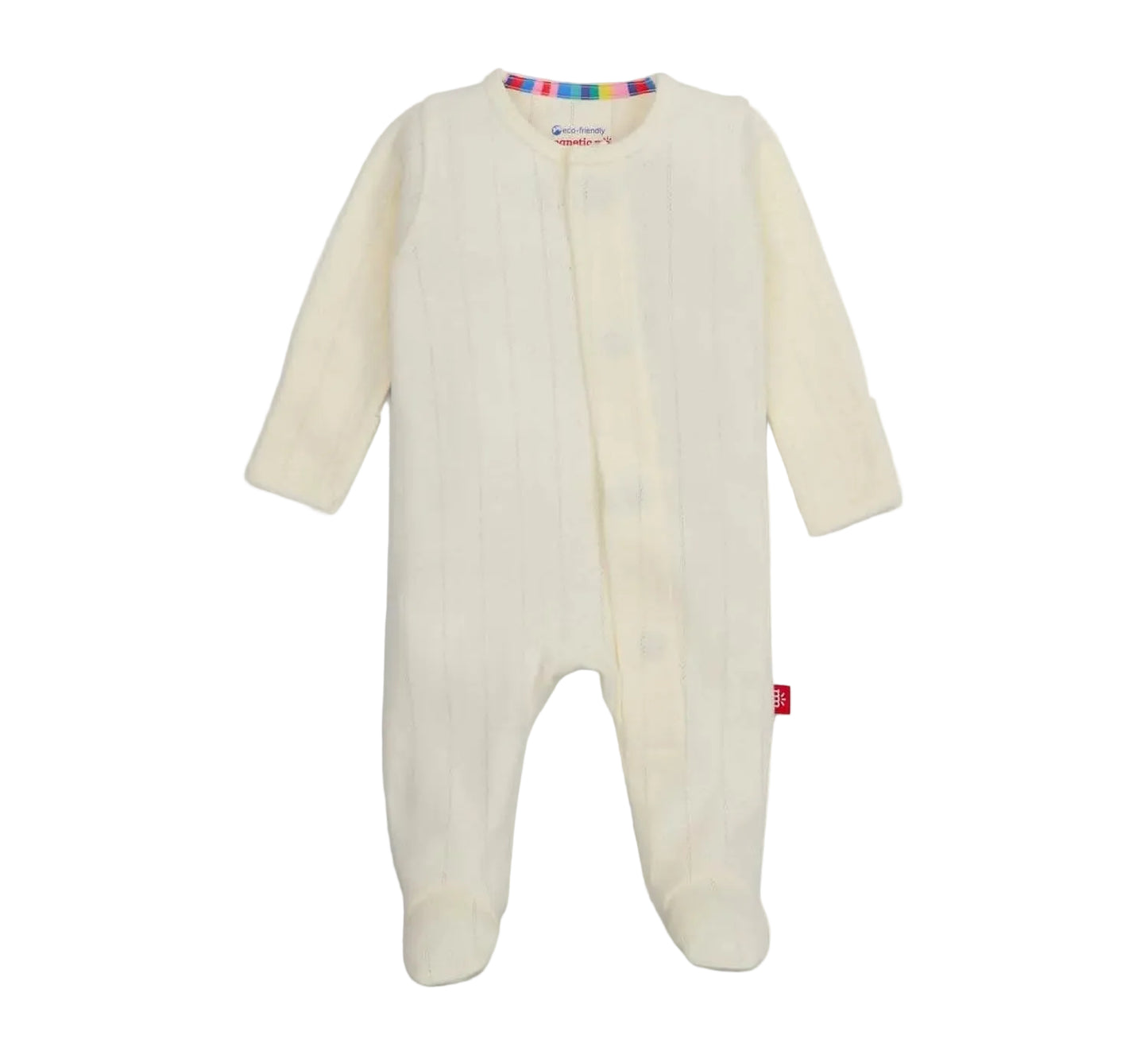 Magnetic Me Magnetic Footie- Tofu Love Lines Pointelle