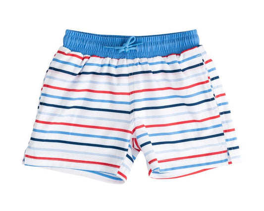 PRODOH Swim Trunks- Americana Summer Stripe