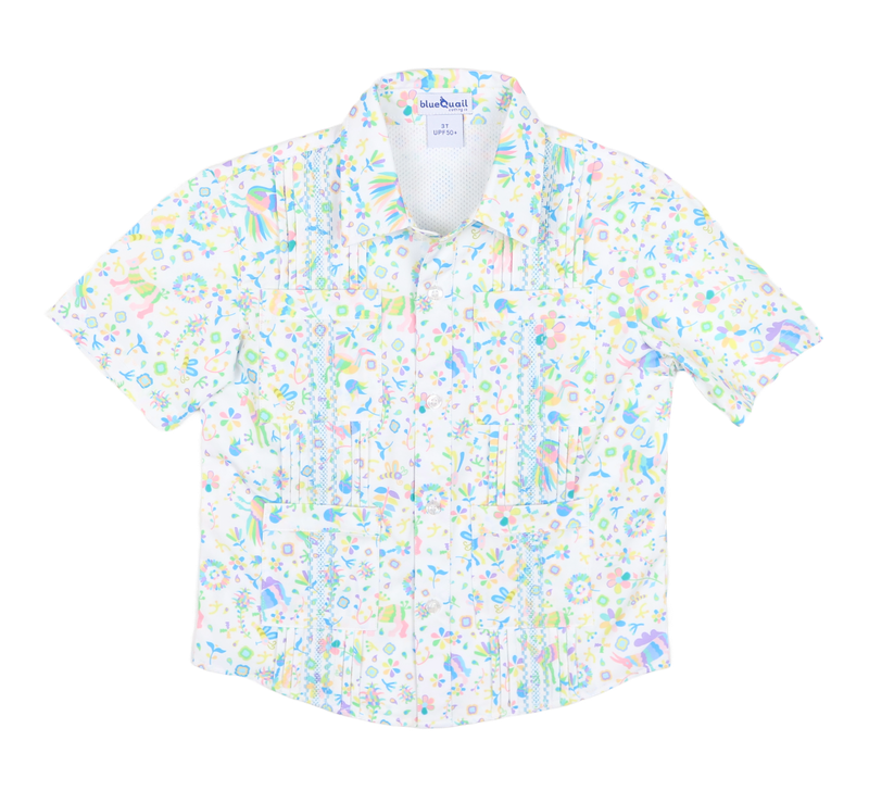 BlueQuail Spring Otomi Guayabera