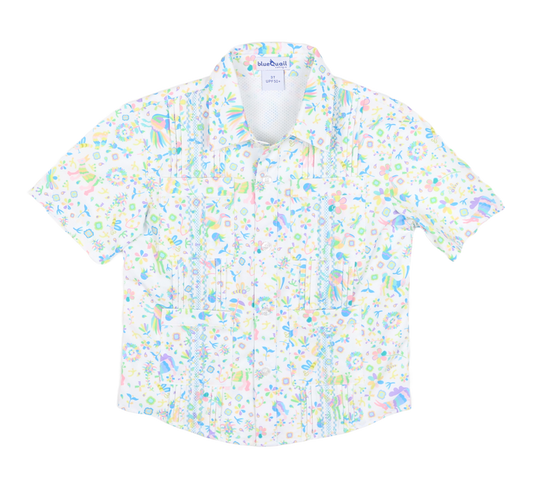 BlueQuail Spring Otomi Guayabera
