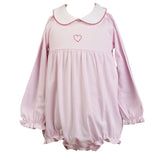 Embroidered Heart Girl Bubble 