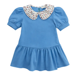Nella June Back To School Puff Sleeve Tennis Dress