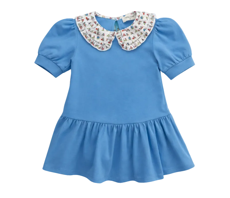 Nella June Back To School Puff Sleeve Tennis Dress