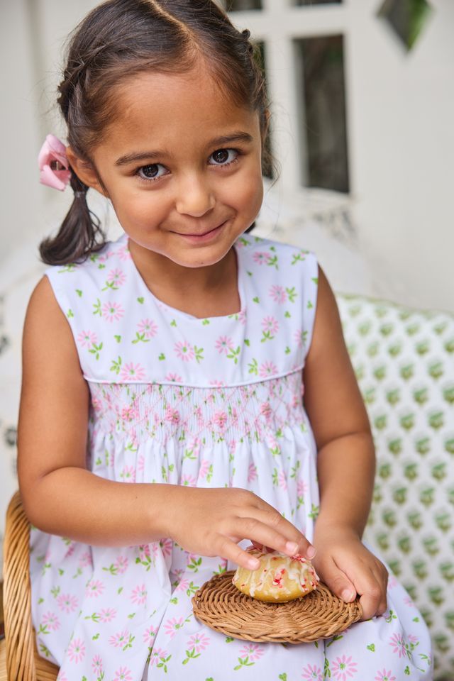 Little English Simply Smocked Dress- Meriwether Floral