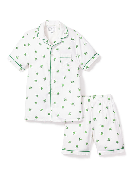 Petite Plume Shamrocks Classic Short Set