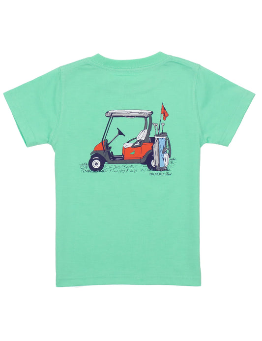 Properly Tied Country Club Short Sleeve Tee- Green