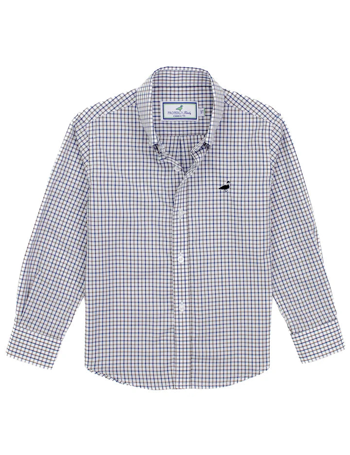 Kids Seasonal buttondown sportshirt carolina made my Properly Tied