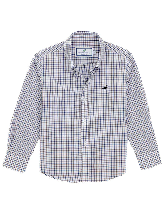 Kids Seasonal buttondown sportshirt carolina made my Properly Tied