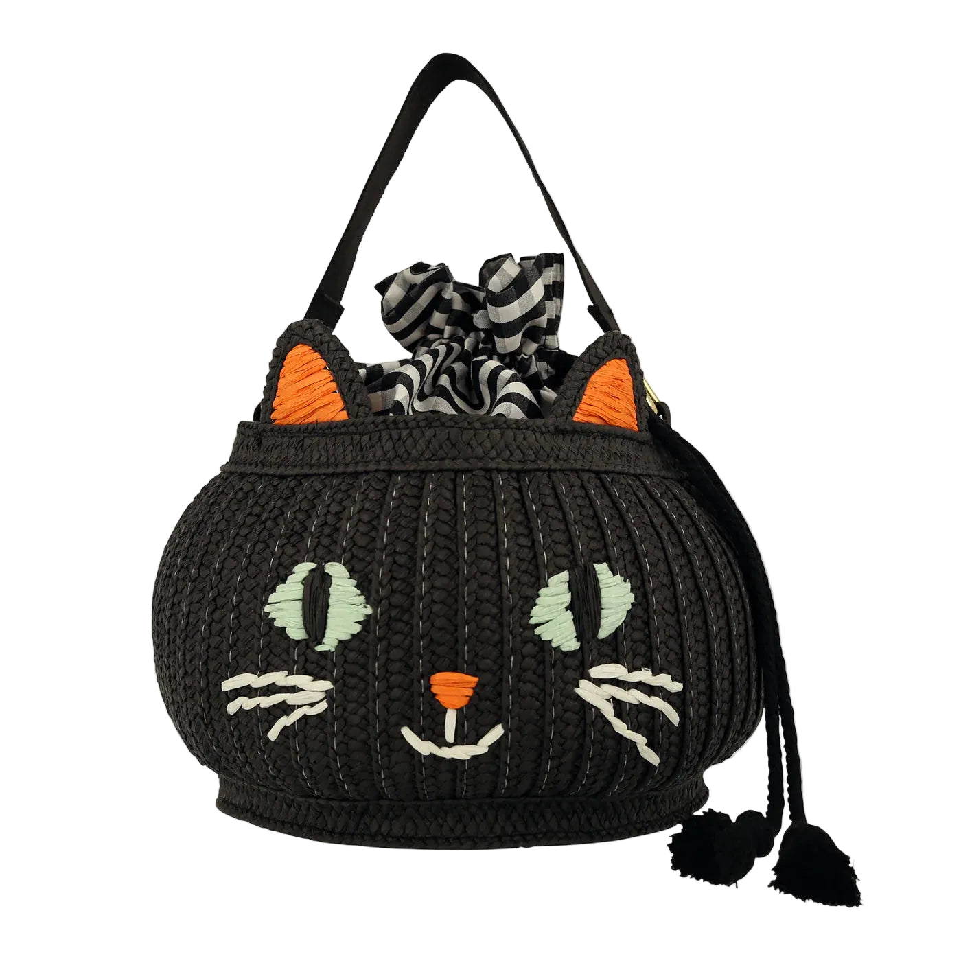 Meri Meri Trick Or Treat Cat Basket Bag