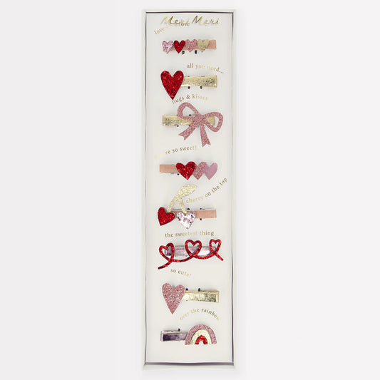 Meri Meri Valentine's Hair Clips