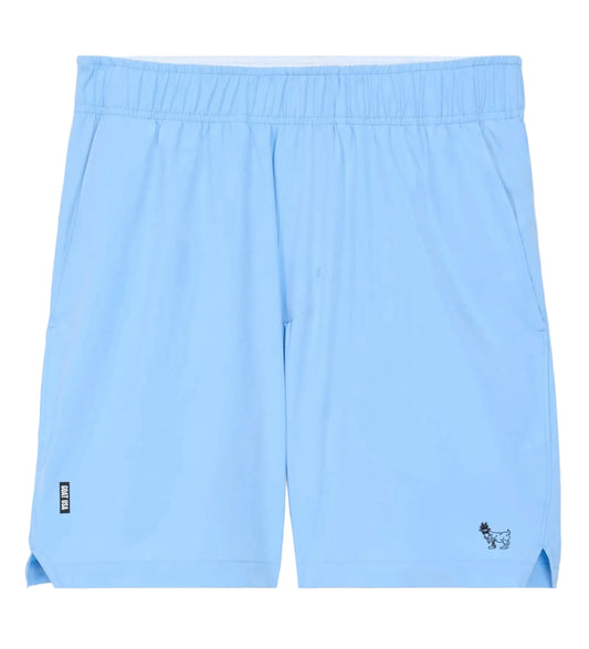 GOAT USA Outline Athletic Shorts - Carolina Blue
