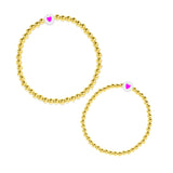 Mommy and Me Matching Heart Bracelet Set
