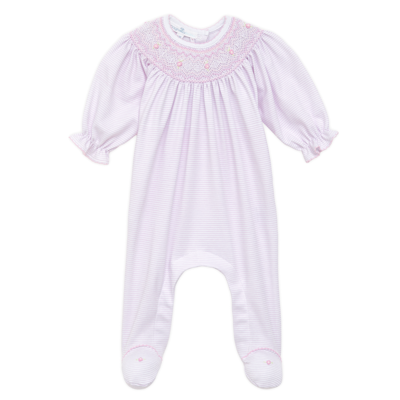 Magnolia Baby Julia Bishop Footie- Pink