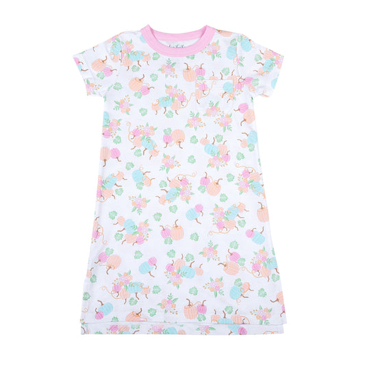 Magnolia Baby Pumpkin Blush Short Sleeve Nightdress