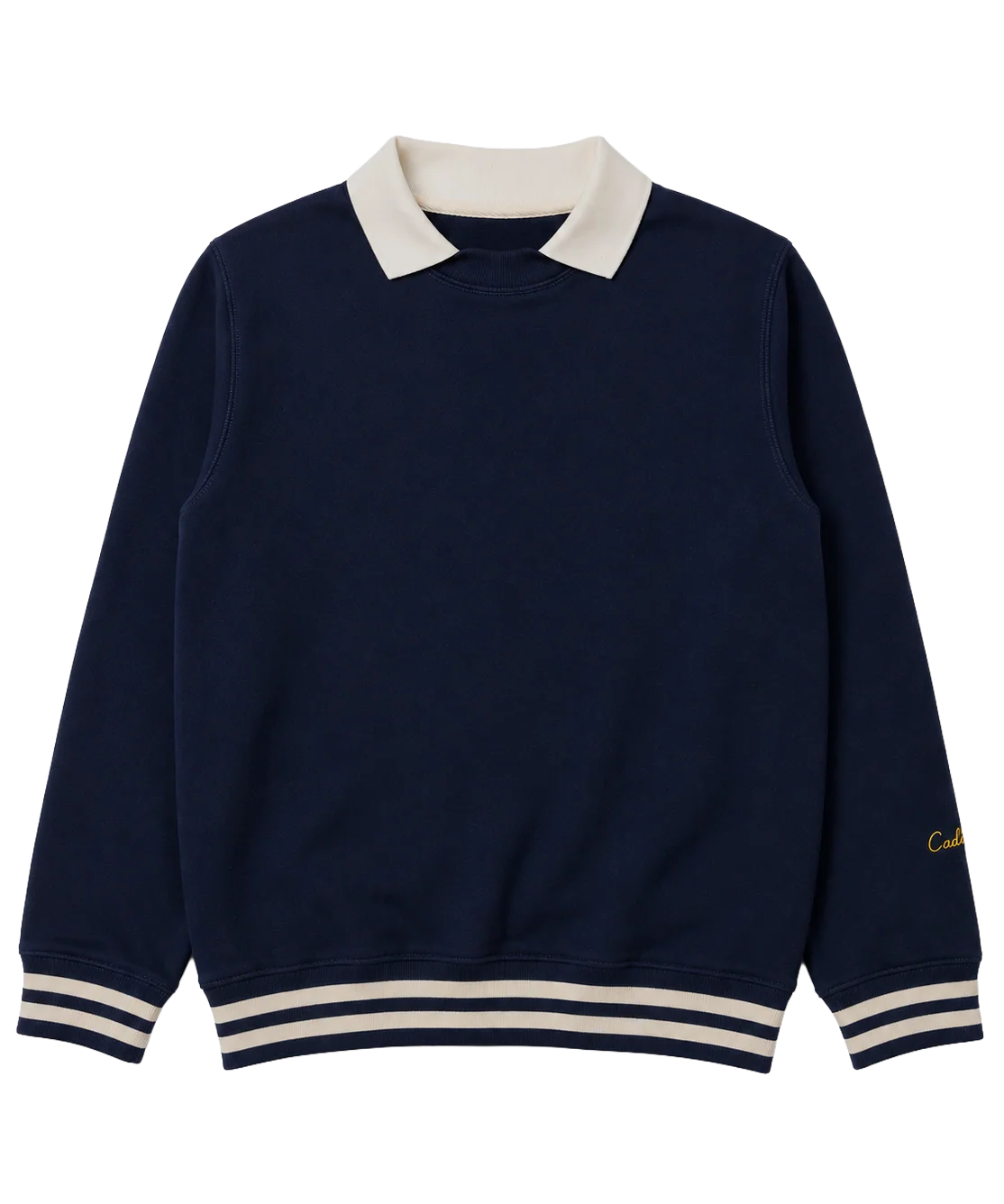 Cadets Collared Crewneck Sweatshirt- Northampton Navy
