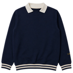 Cadets Collared Crewneck Sweatshirt- Northampton Navy