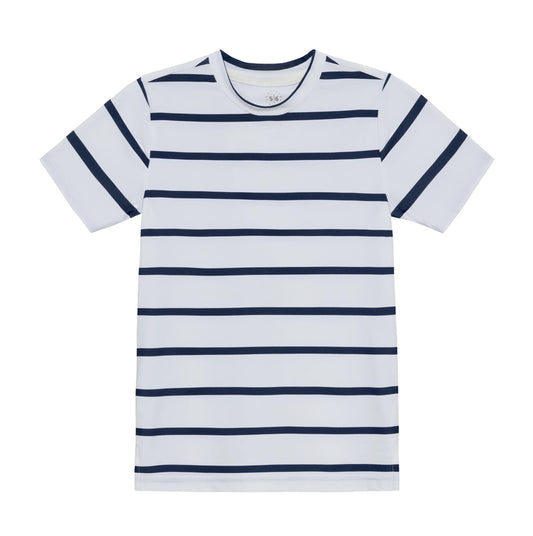 Courtside Kids Navy and White Stripe Practice Shirt