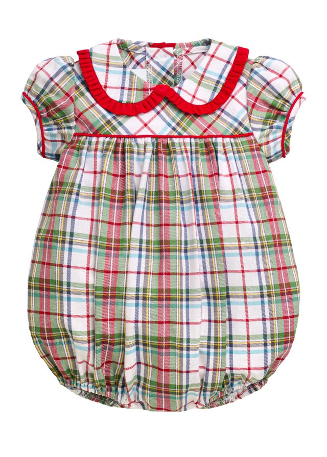 Little English Eleanor Bubble- Douglas Plaid