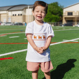 Smocked Longhorn Wyatt Short Set