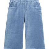 Palazzo Pants- Dusty Blue Velour
