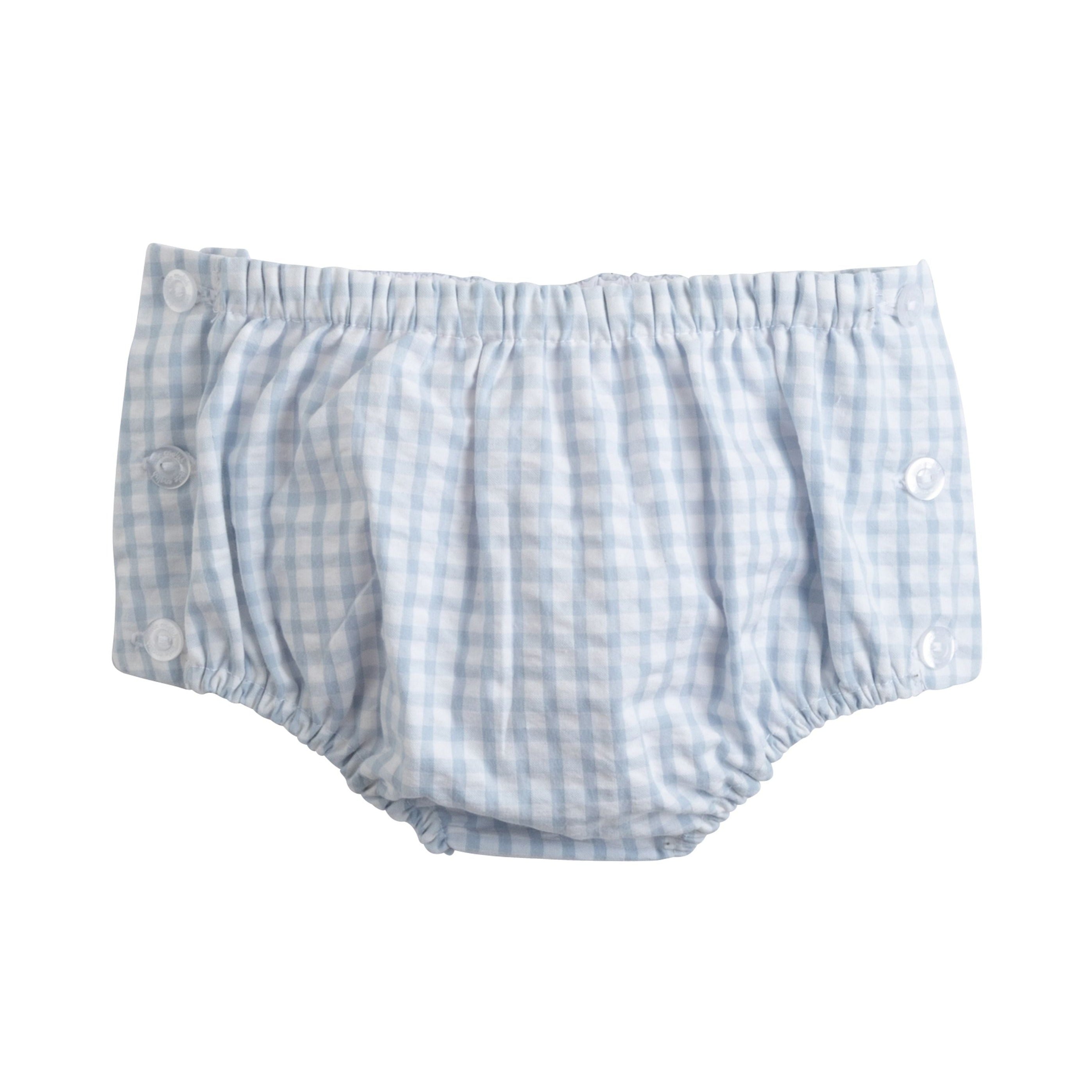 Little English Jam Panty - Light Blue Gingham