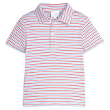 Short Sleeve Polo - Primary Stripe