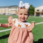 Smocked Longhorn Hallie Bubble