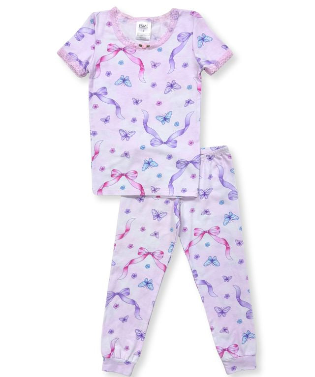 Esme Butterfly Kiss Short Sleeve Pajama Set