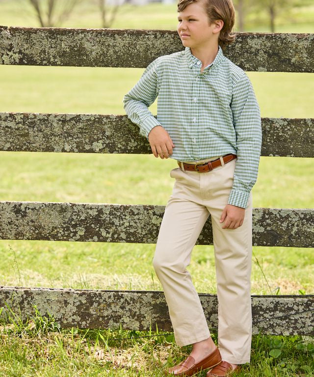 Button Down Shirt - Watercress Gingham