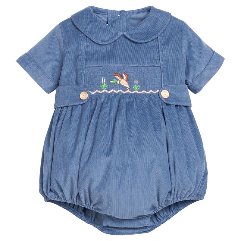 Little English Smocked Daniel Bubble - Flying Mallard