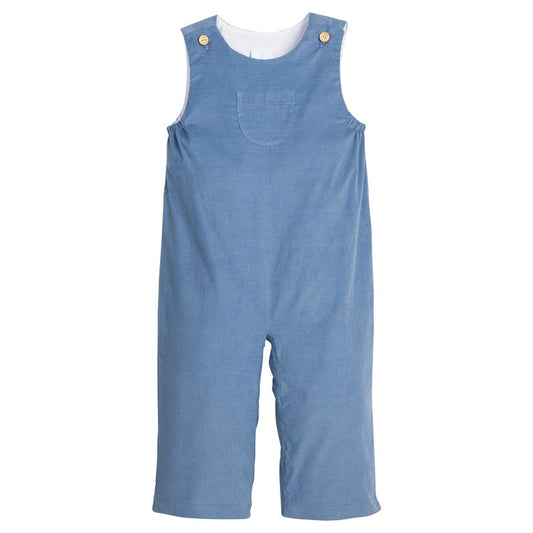 Little English Campbell Overall- Stormy Blue Corduroy