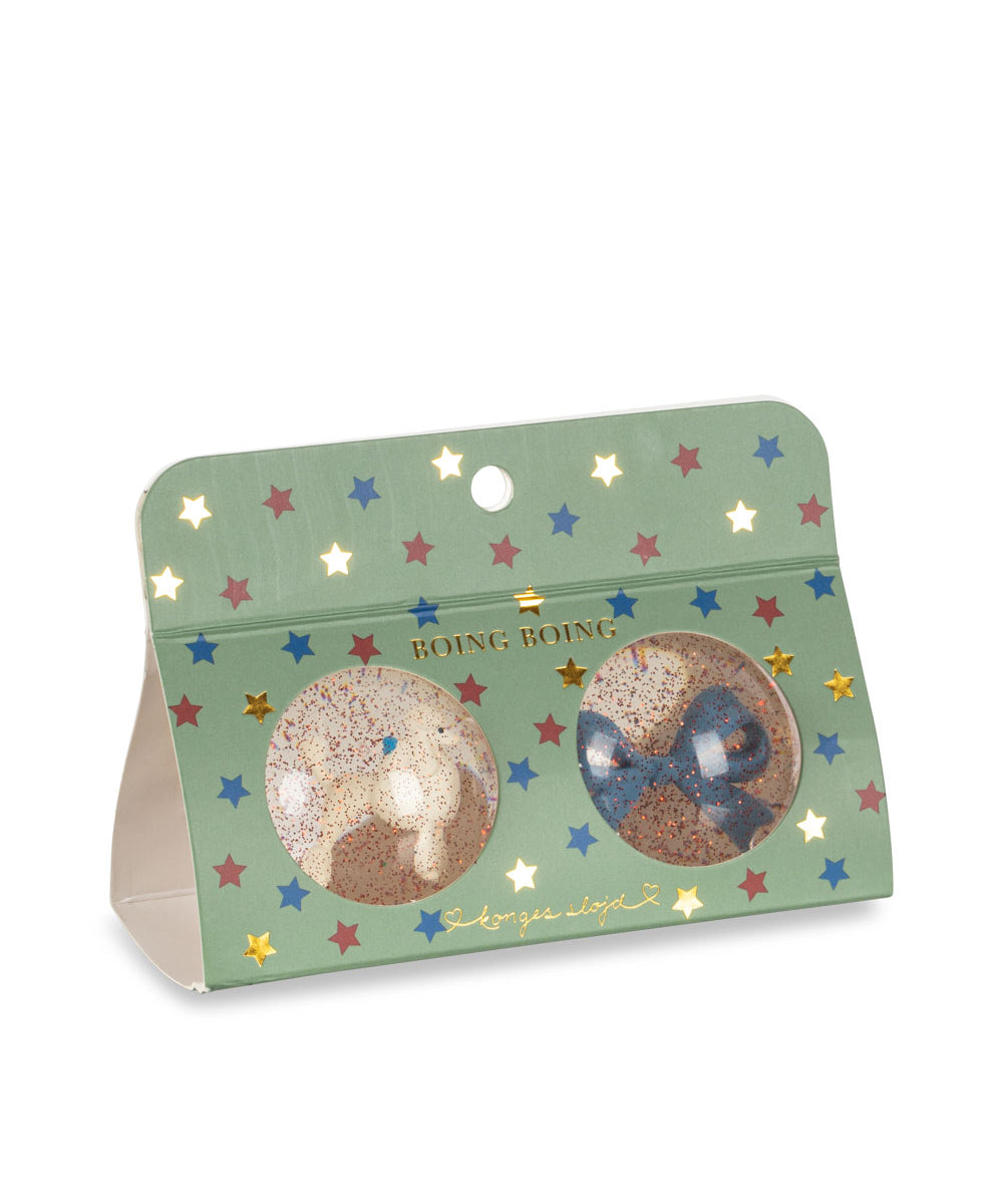 Bouncing Ball Set- Poodle & Bow